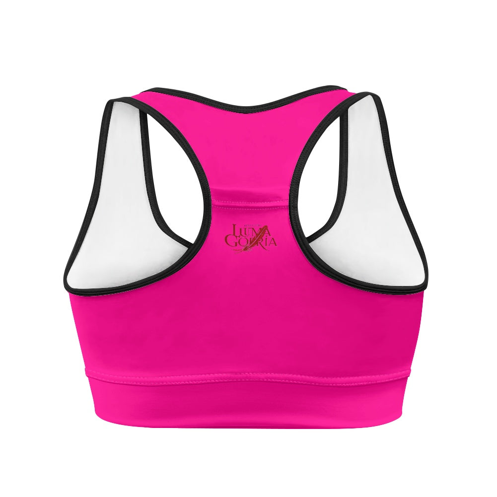 Brassière sport femme – Soutien, confort et poche arrière pratique Luma Gorria vêtement  Brassière sport femme Luma Gorria vêtement