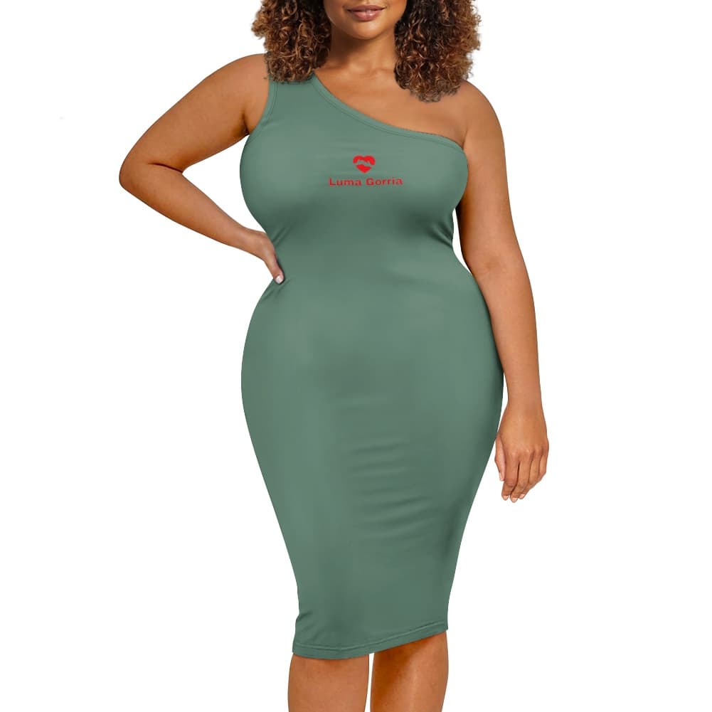 Robe femme asymétrique une épaule – Élégance moderne & silhouette sublimée