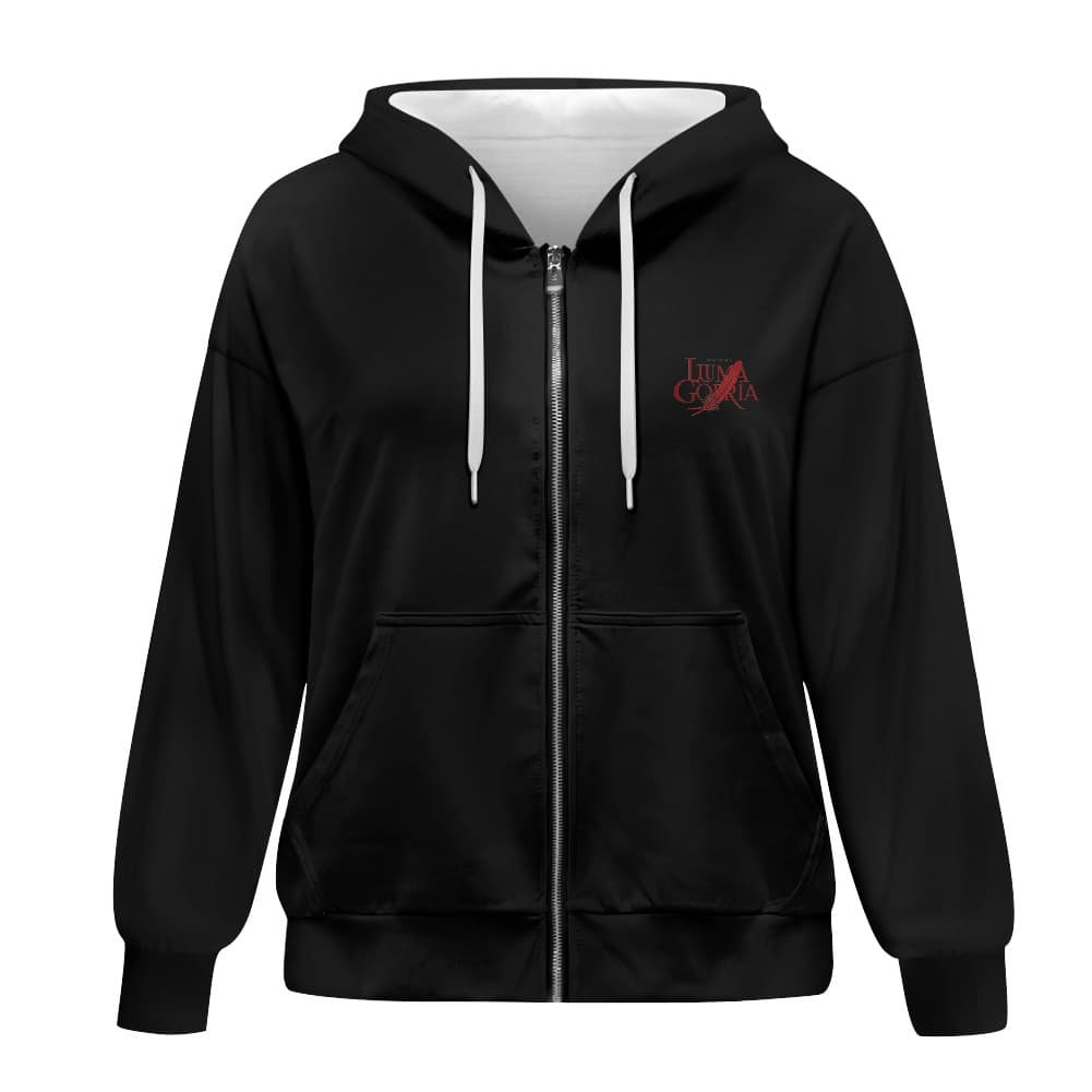 Sweat-shirt ample zippé pour femme – Confort &amp; style décontracté