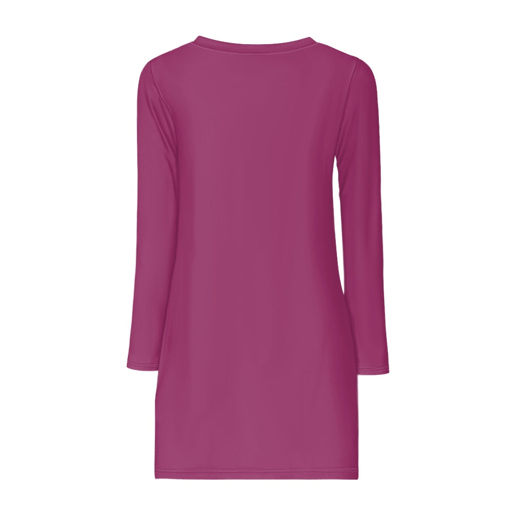 Robe slim femme – Manches longues, extensible et élégante Luma Gorria vêtement  Robe slim femme Luma Gorria vêtement