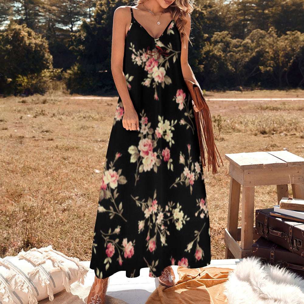 Robe Longue d'Été Élégante. "JULISSIA". Luma Gorria vêtement  robe longue été Luma Gorria vêtement