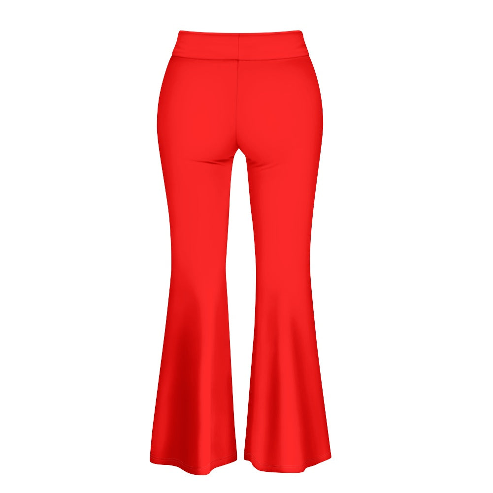 Pantalon évasé femme – Taille haute avec fente élégante Luma Gorria vêtement  pantalon femme Luma Gorria vêtement