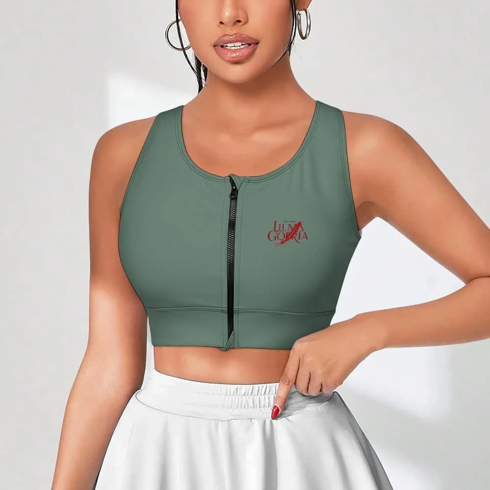 Brassière femme zippée légère