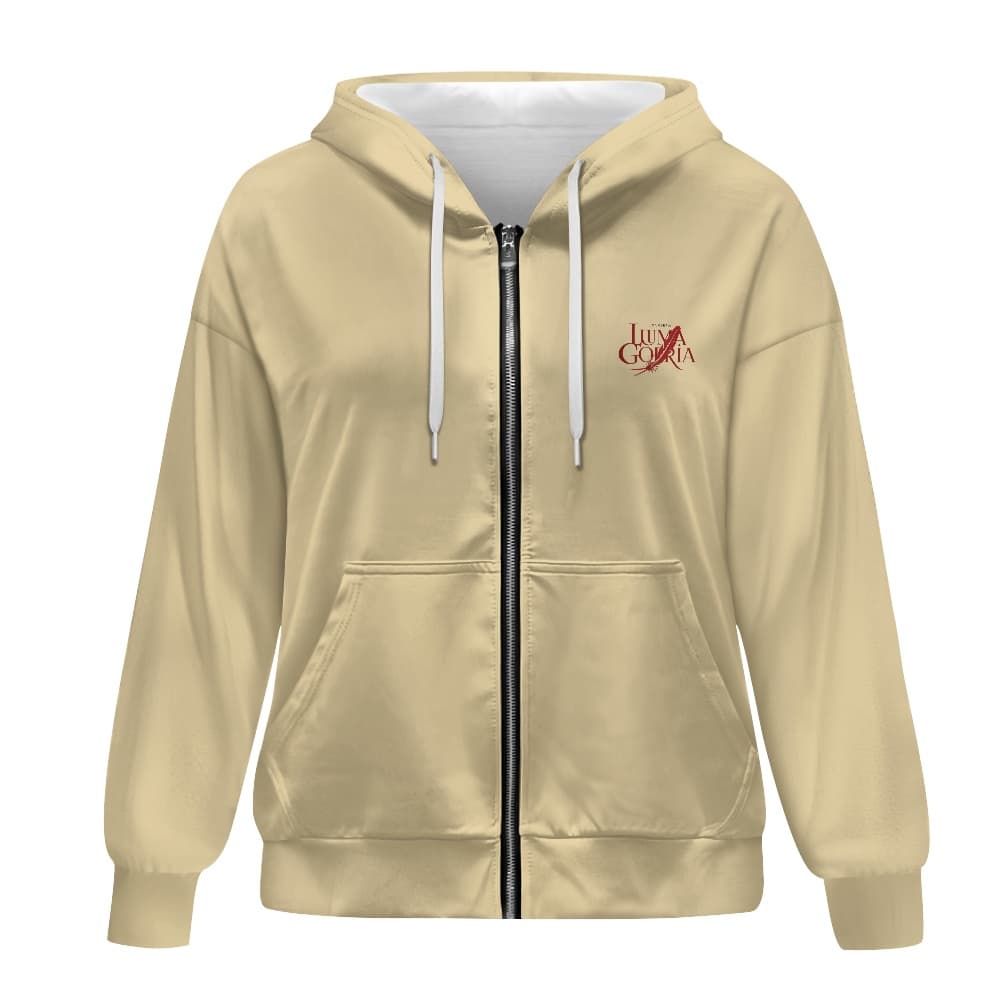 Sweat-shirt ample zippé pour femme – Confort &amp; style décontracté