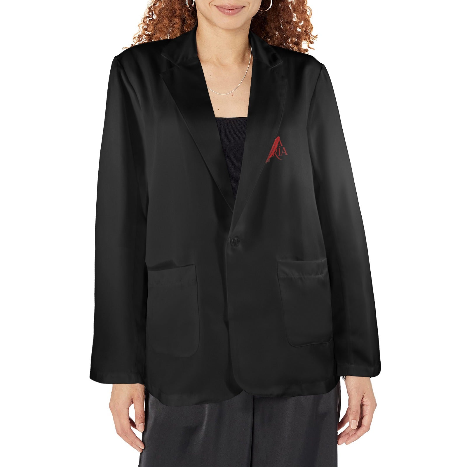 Blazer femme – Élégant, col à revers, manches longues et poches