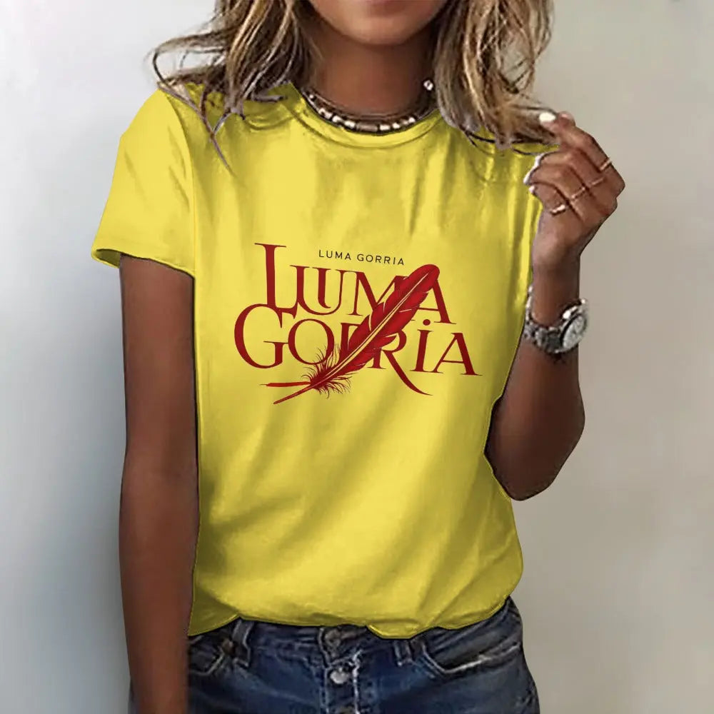 T-SHIRT Femme Luma Gorria 100% Coton – Confort et Élégance Naturelle. Luma Gorria vêtement  Tee-shirt femme Luma Gorria vêtement