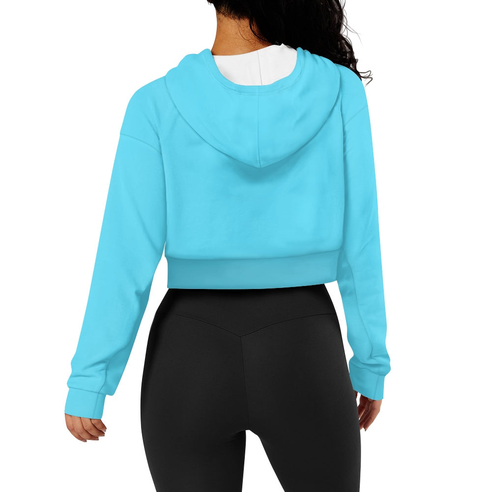 Sweat à capuche court femme – Zippé, tendance et confortable Luma Gorria vêtement  Sweat à capuche court femme Luma Gorria vêtement