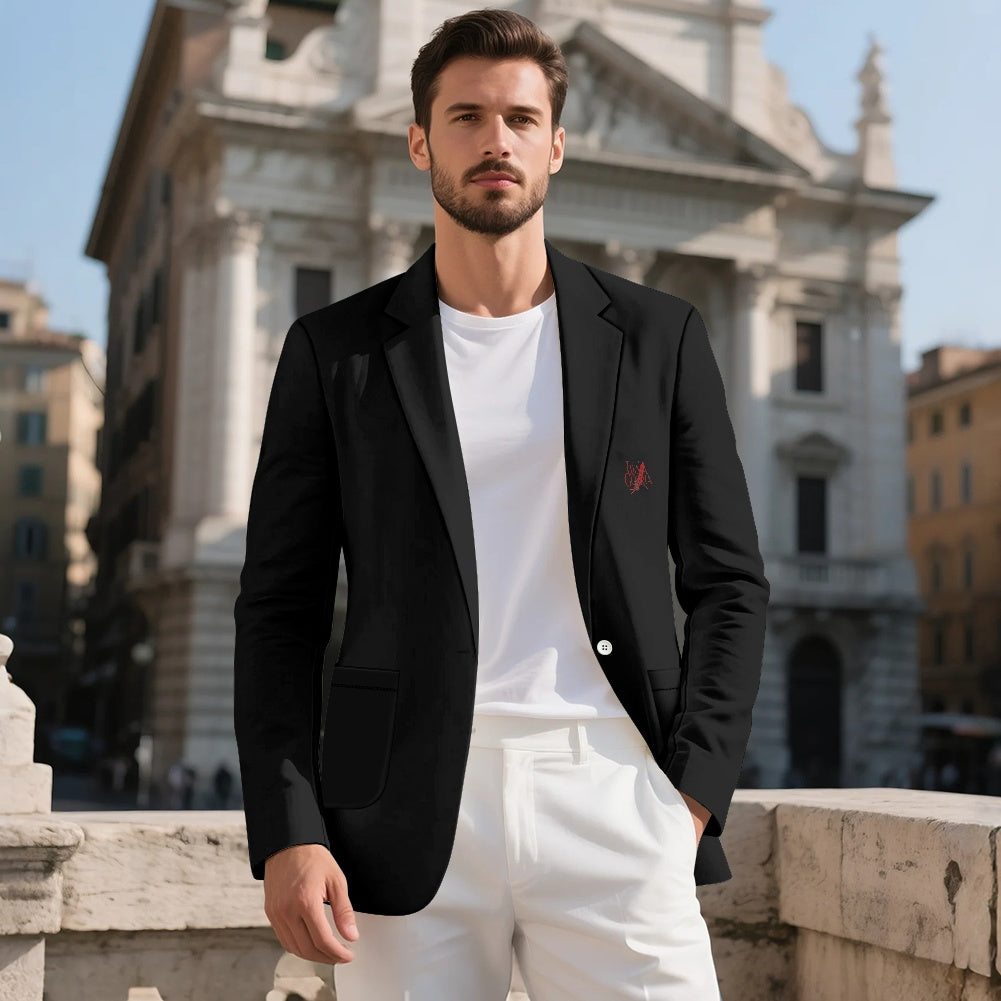 Veste de costume homme – Col classique, coupe chic et élégante Luma Gorria vêtement 82.00 Veste de costume homme Luma Gorria vêtement