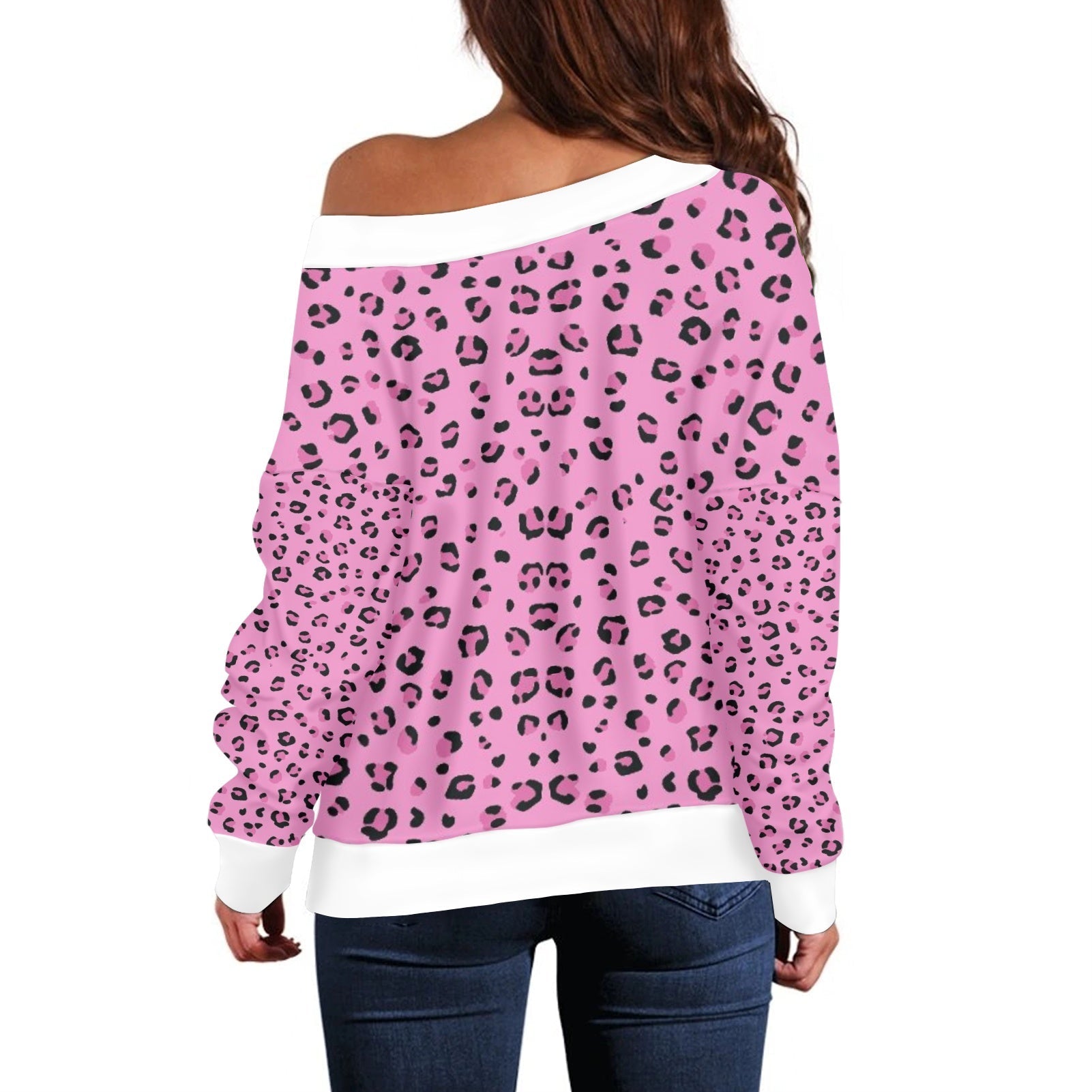Pull femme – Style moderne à épaule dénudée, doux et extensible Luma Gorria vêtement  Pull femme Luma Gorria vêtement