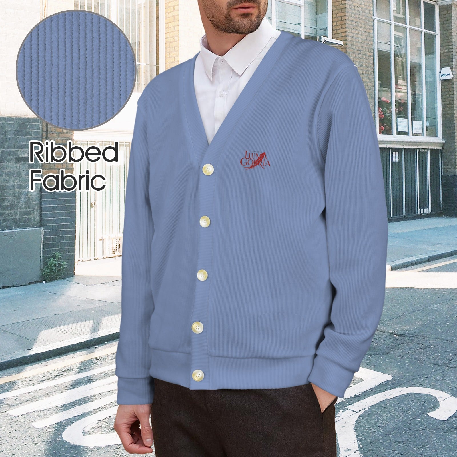 Cardigan homme – Col V, léger et élégant pour toutes occasions