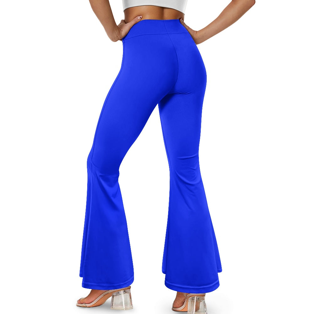 Pantalon évasé femme – Taille haute avec fente élégante Luma Gorria vêtement  pantalon femme Luma Gorria vêtement