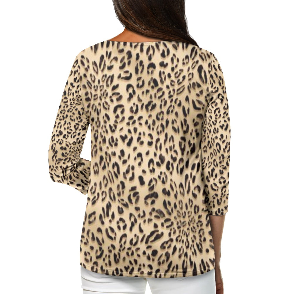 Haut femme manches 3/4 – Doux, élégant et pratique au quotidien Luma Gorria vêtement  Haut femme manches 3/4 Luma Gorria vêtement