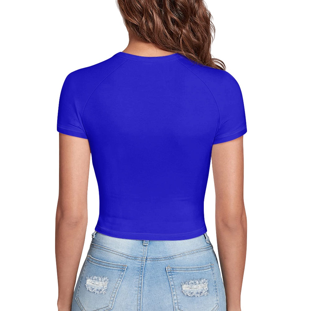 T-shirt court moulant femme – Extensible, doux et polyvalent Luma Gorria vêtement  T-shirt court moulant femme Luma Gorria vêtement