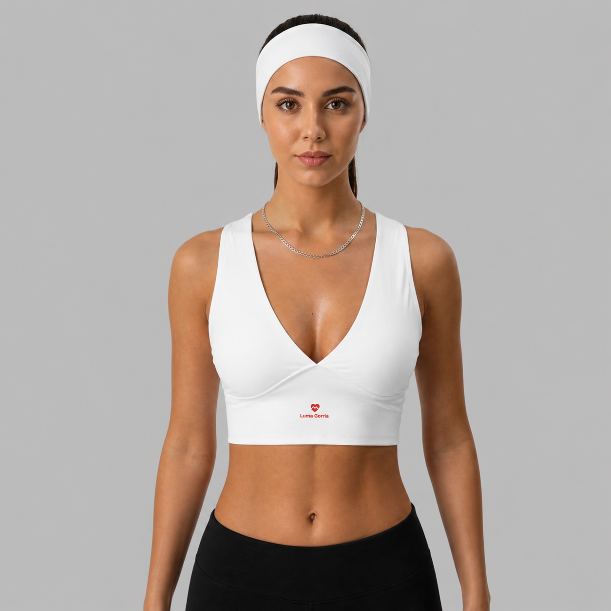 Brassière de sport femme décolleté plongeant dos nageur – Style & performance