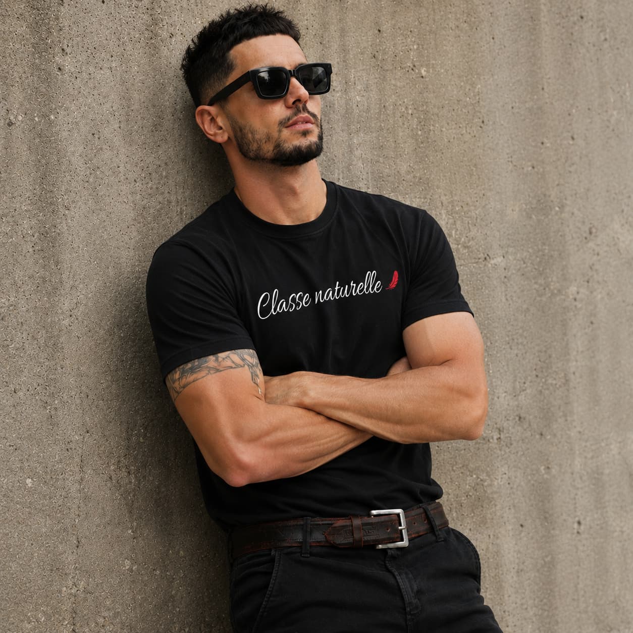 T-shirt homme avec message positif – Style affirmé & confort premium