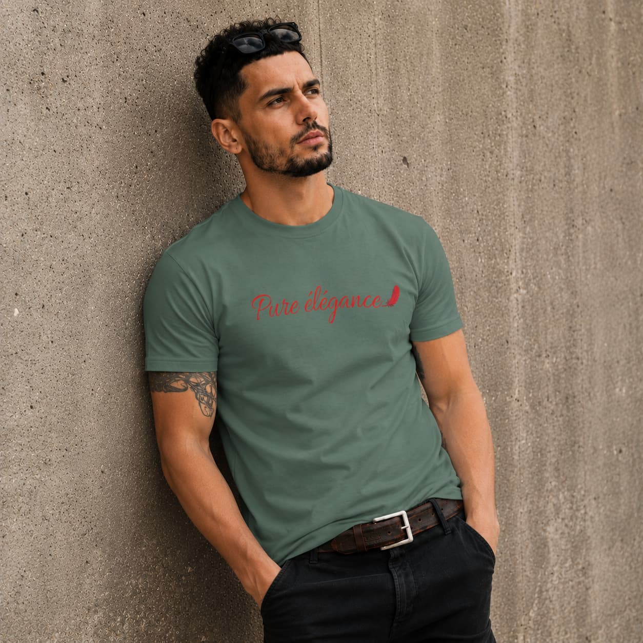 T-shirt homme avec message positif – Style affirmé & confort premium