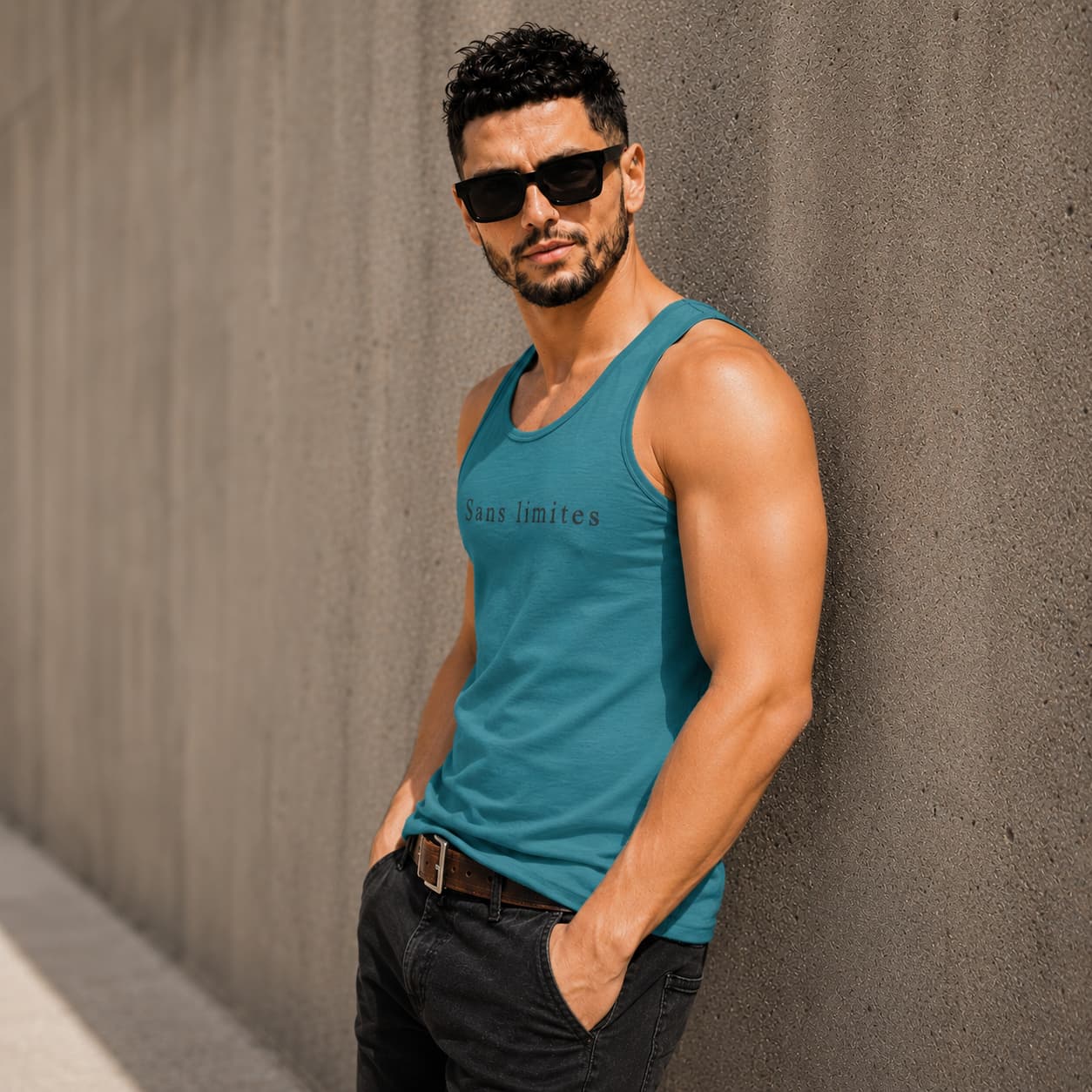 Débardeur homme avec message – Léger, confortable & inspirant