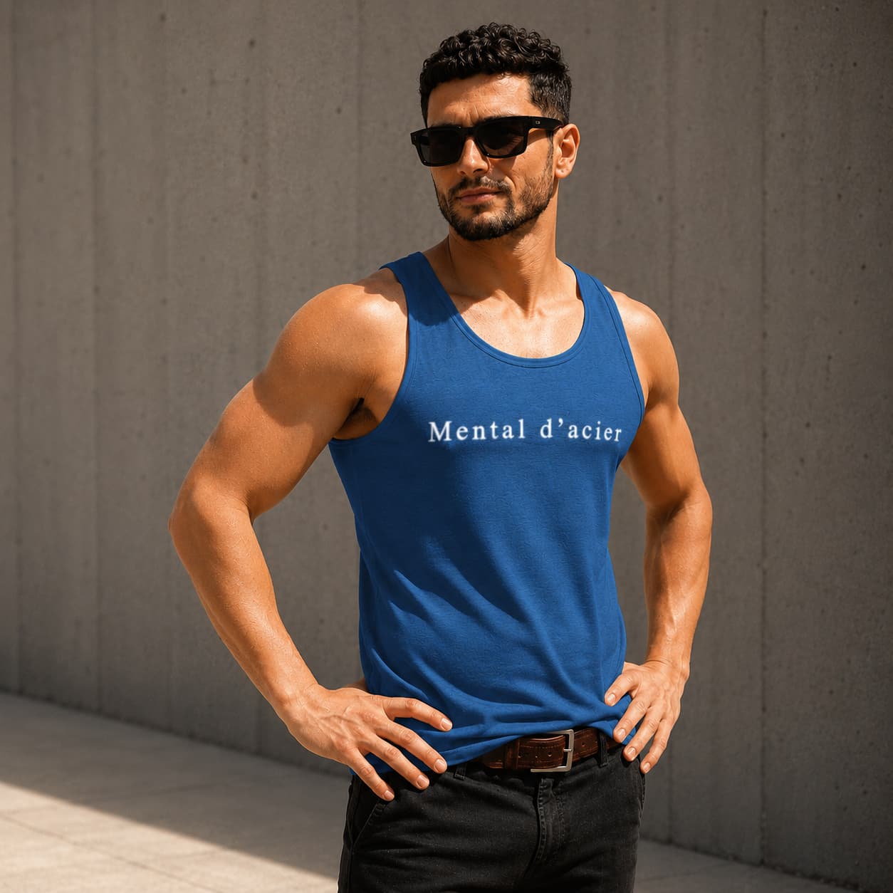 Débardeur homme avec message – Léger, confortable & inspirant