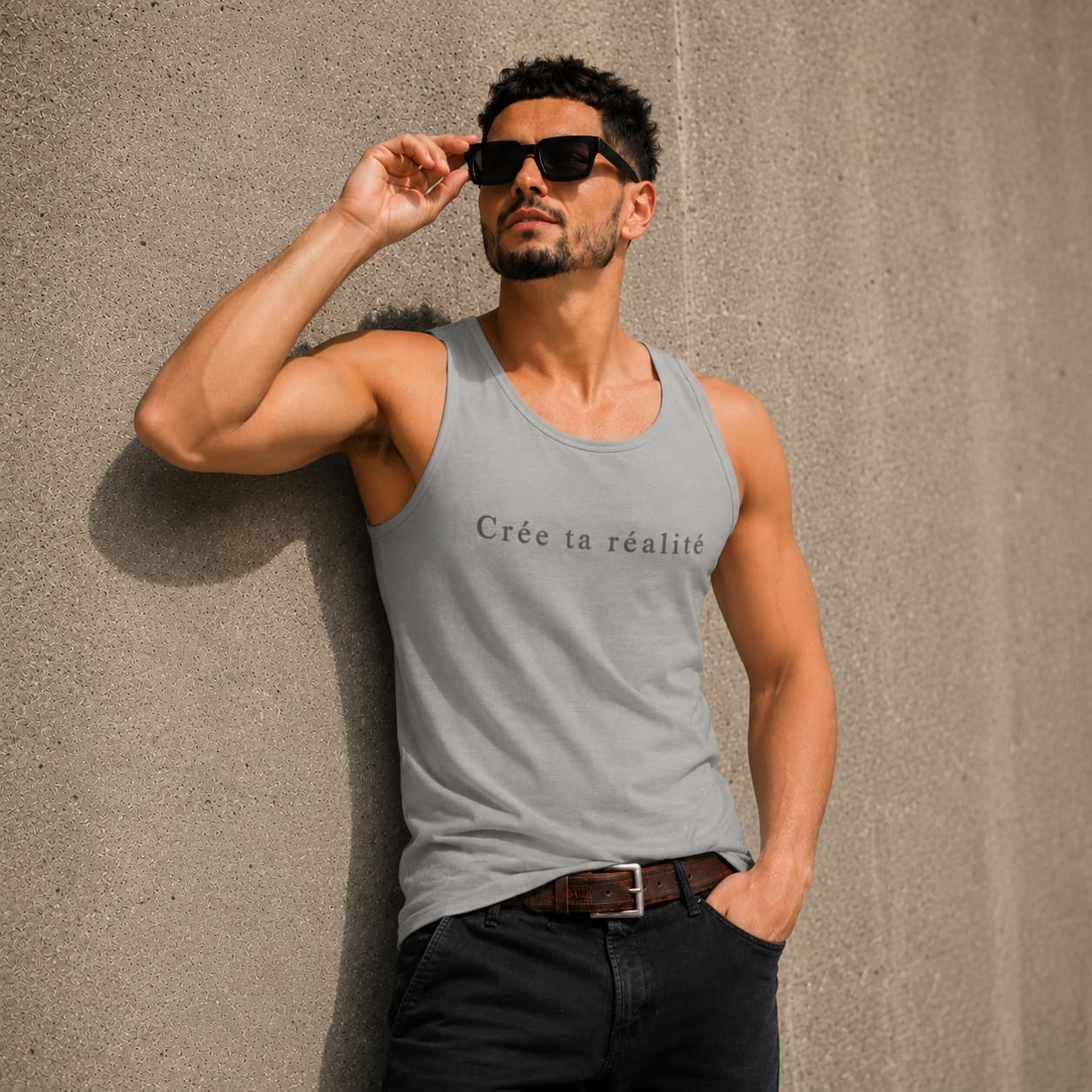 Débardeur homme avec message – Léger, confortable & inspirant