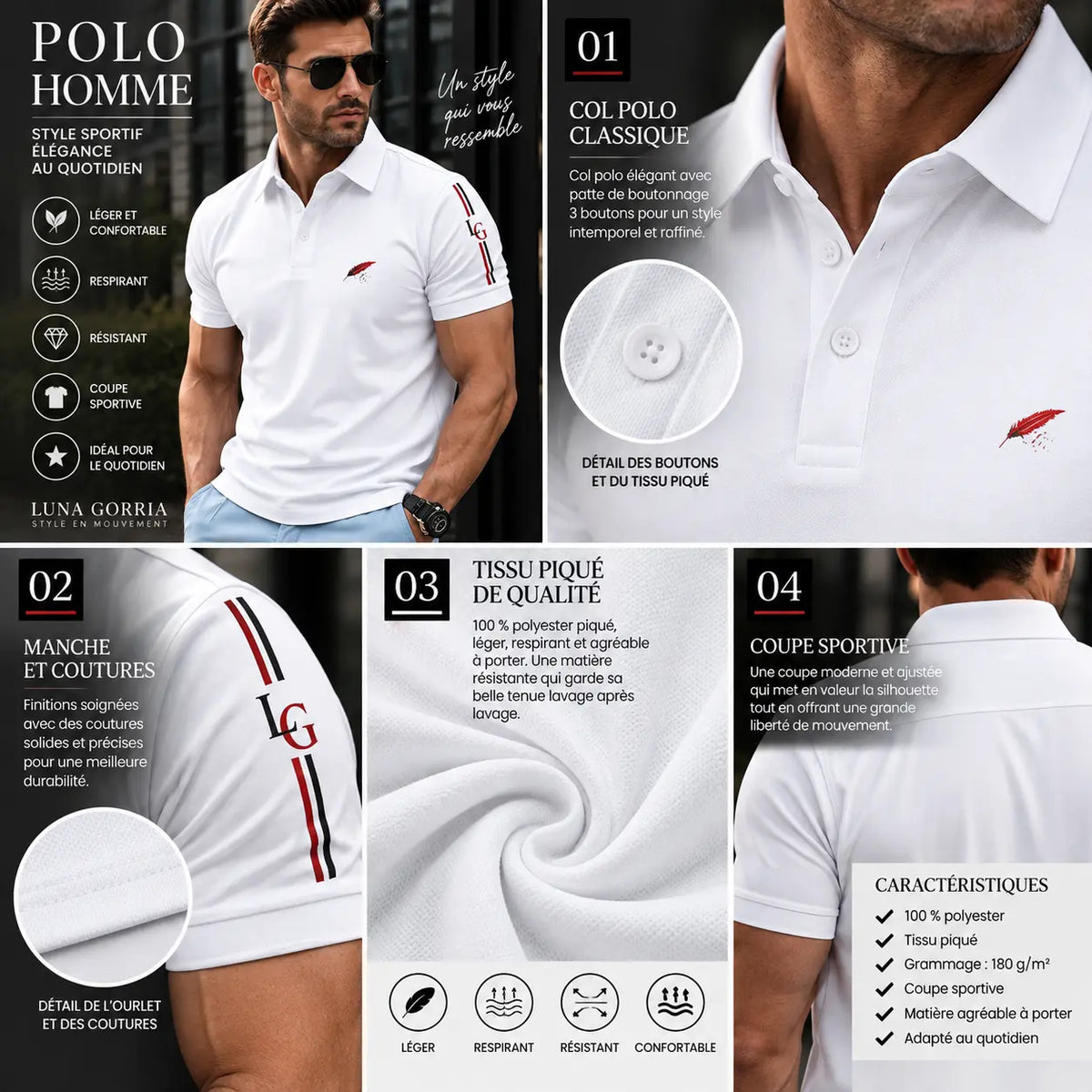 Polo homme – Élégance, confort & style polyvalent