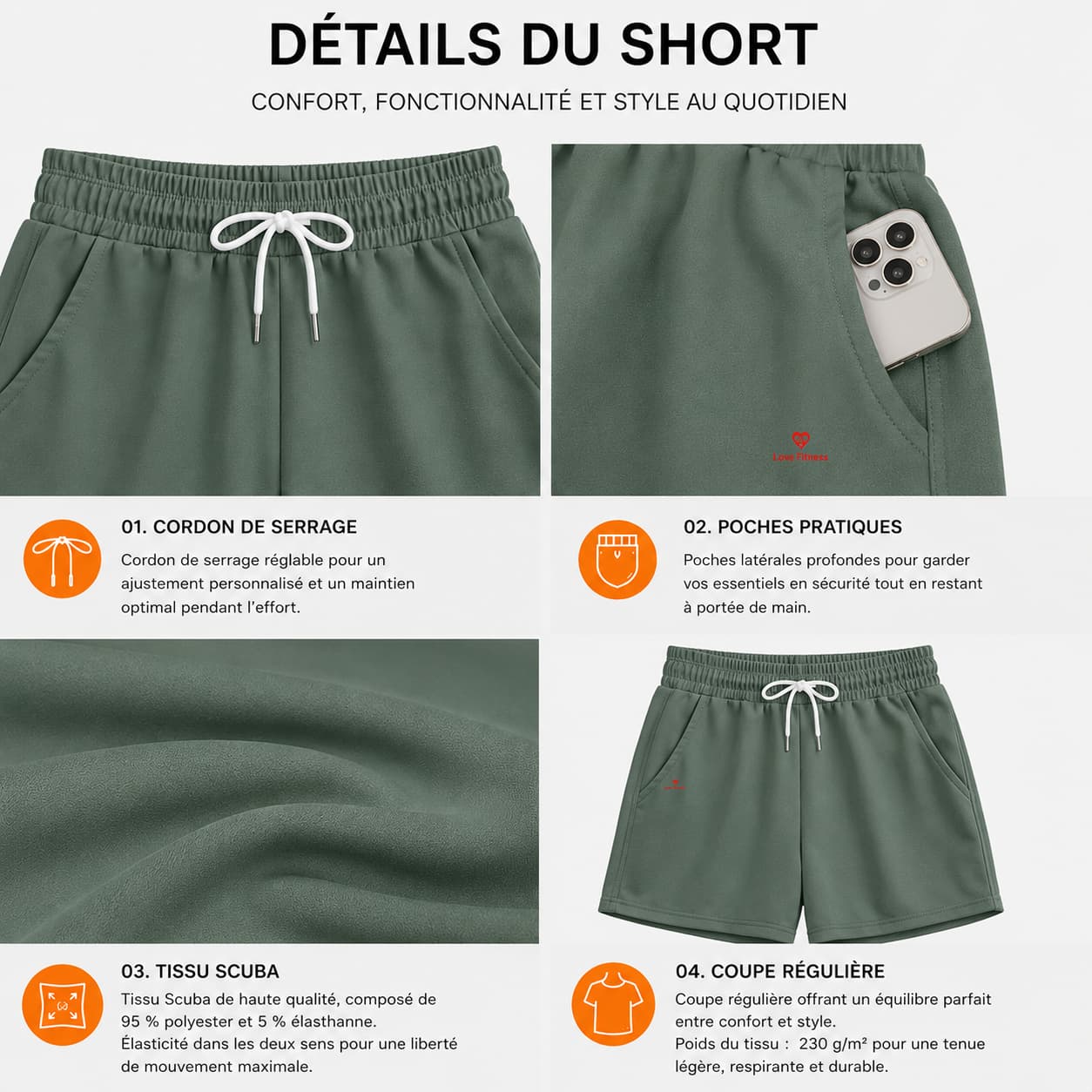 Short décontracté femme – Confort, style & polyvalence