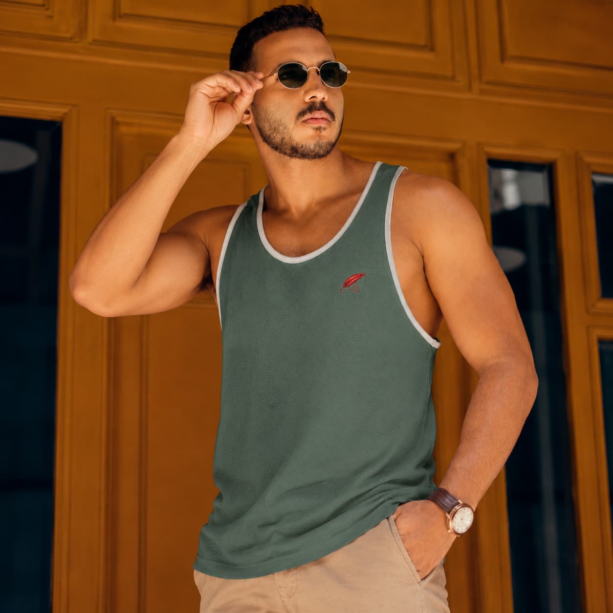Débardeur sport homme dos en Y – Léger, respirant & performant