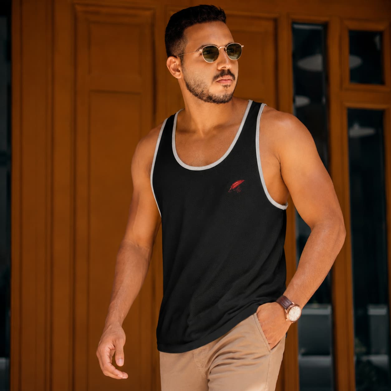 Débardeur sport homme dos en Y – Léger, respirant & performant