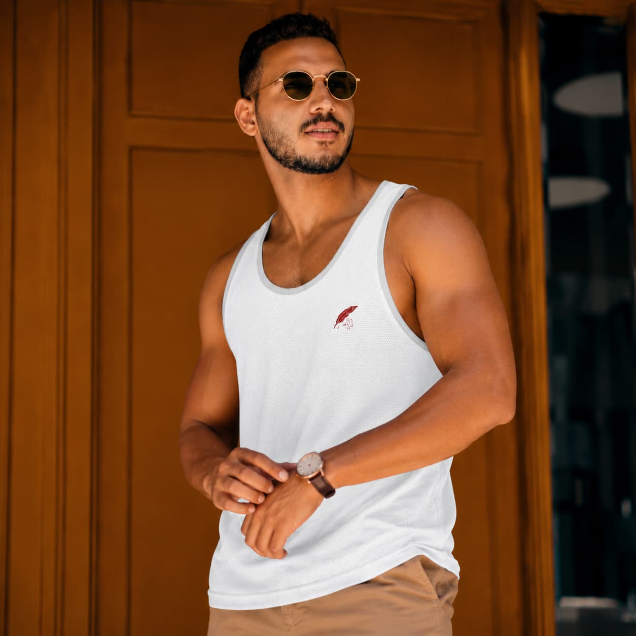Débardeur sport homme dos en Y – Léger, respirant & performant
