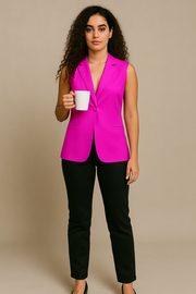 Gilet femme – Élégant, léger et confortable en polyester Luma Gorria vêtement 46.00 Gilet femme Luma Gorria vêtement