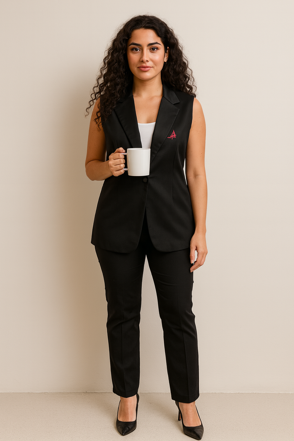 Gilet femme – Élégant, léger et confortable en polyester Luma Gorria vêtement  Gilet femme Luma Gorria vêtement