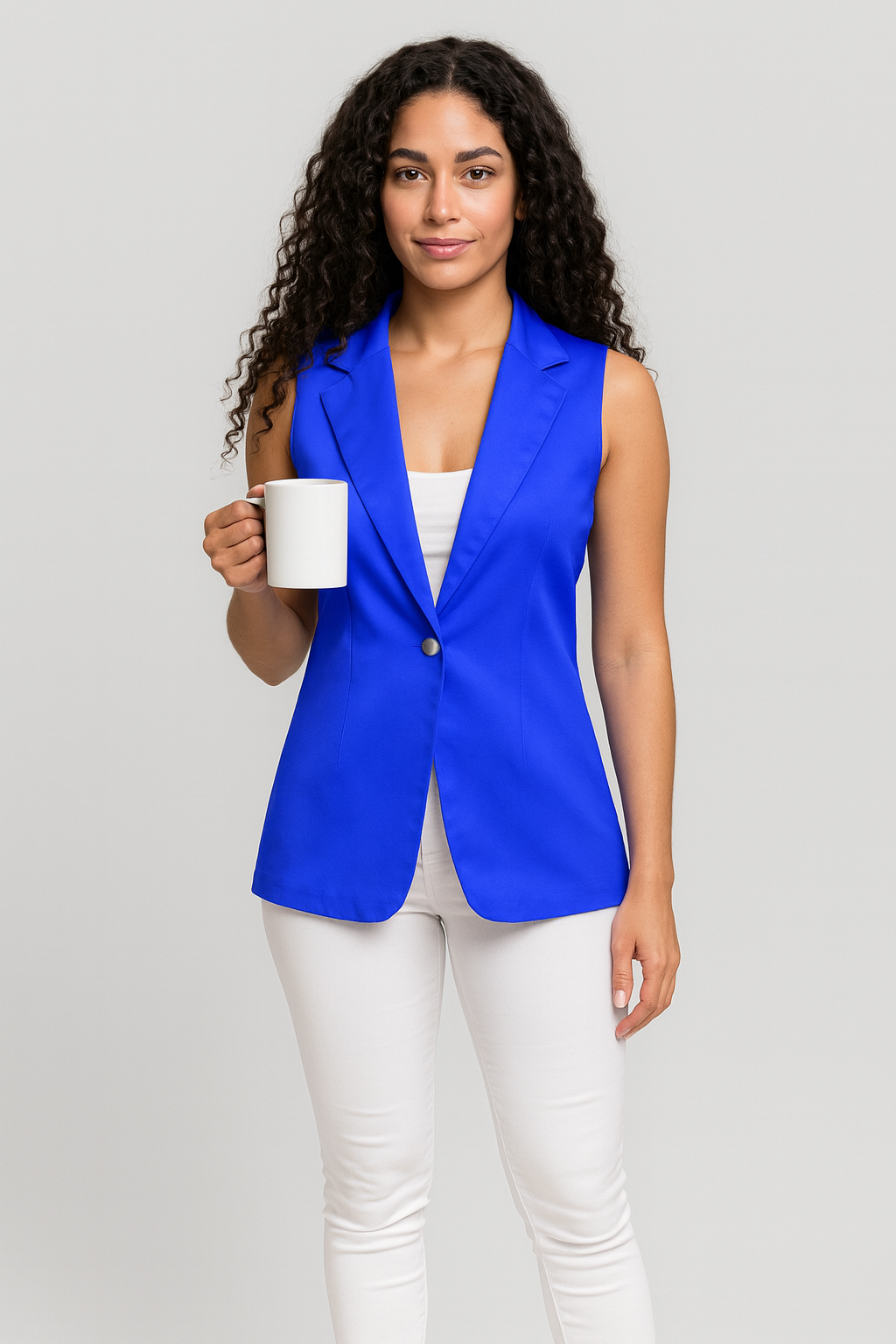 Gilet femme – Élégant, léger et confortable en polyester Luma Gorria vêtement  Gilet femme Luma Gorria vêtement