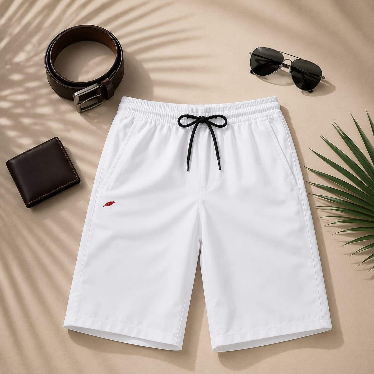 Short décontracté homme à cordon – Léger, respirant & performant