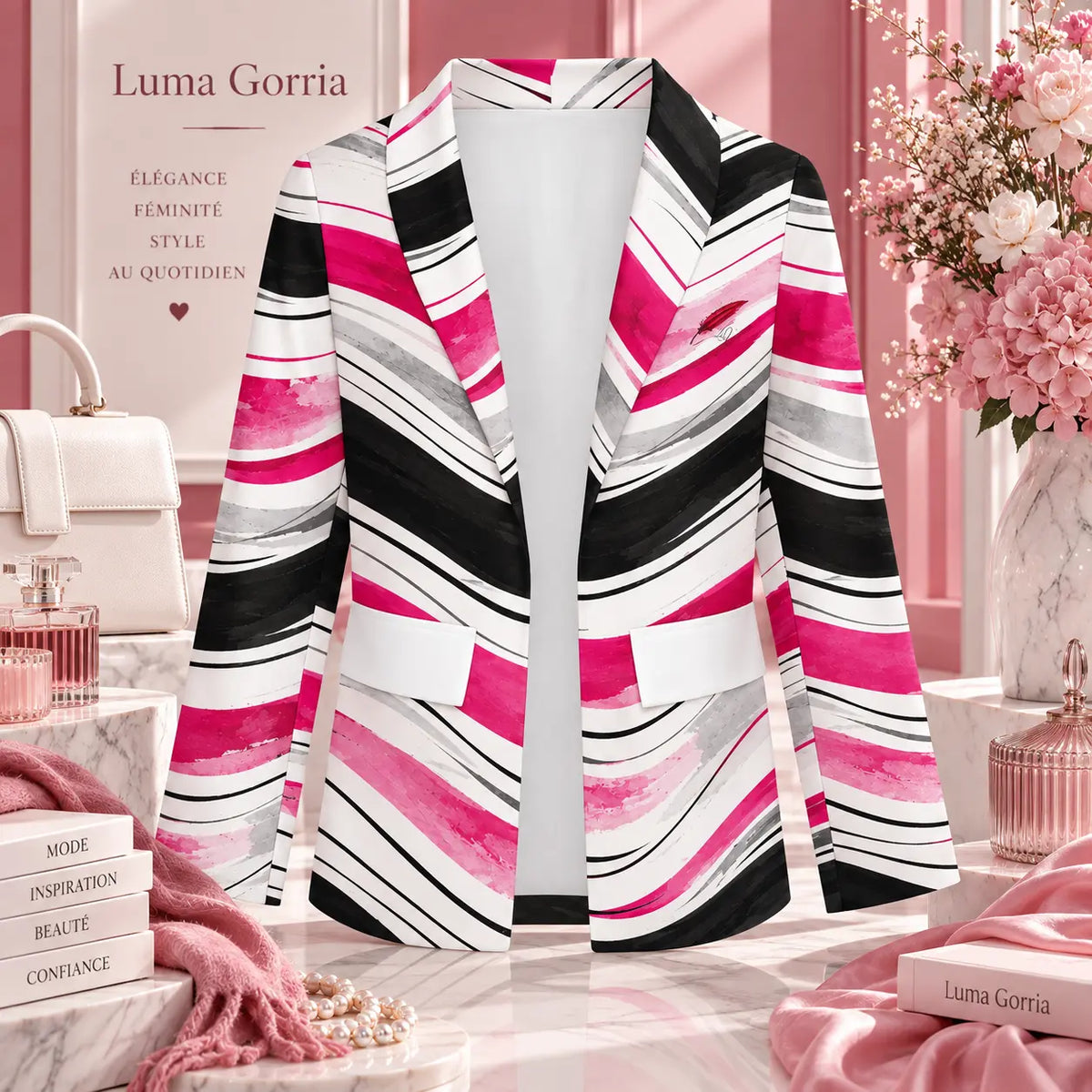 Blazer décontracté à revers pour femme – Élégance & style chic