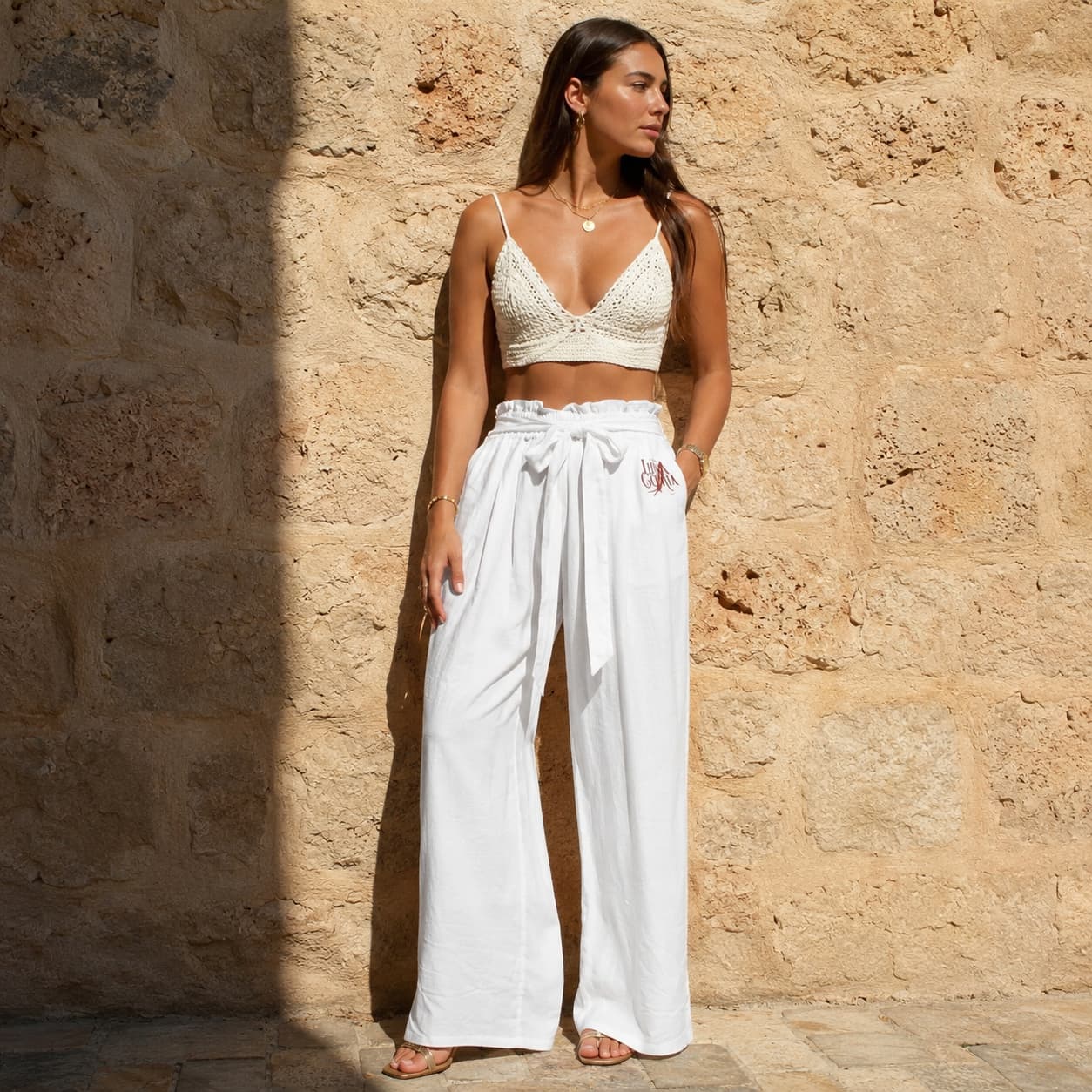 Pantalon large femme avec ceinture – Élégance, confort & liberté de mouvement