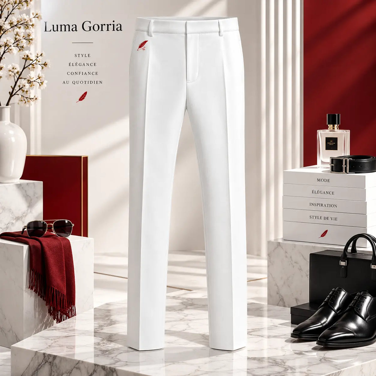 Pantalon habillé pour homme – Élégance, confort & coupe structurée