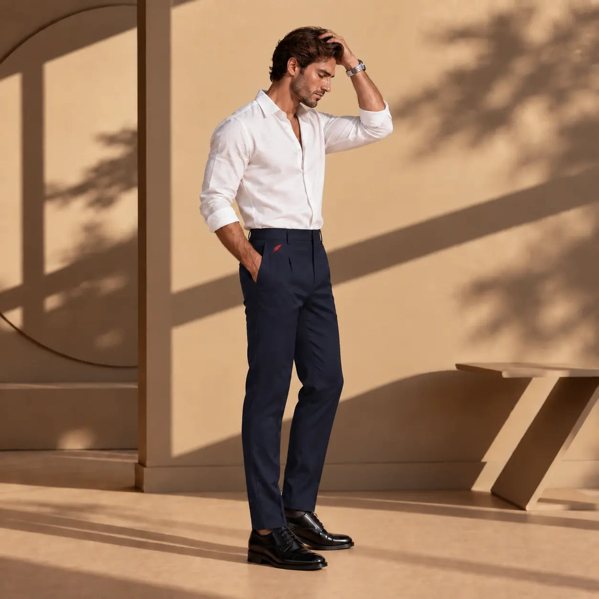 Pantalon habillé pour homme – Élégance, confort & coupe structurée