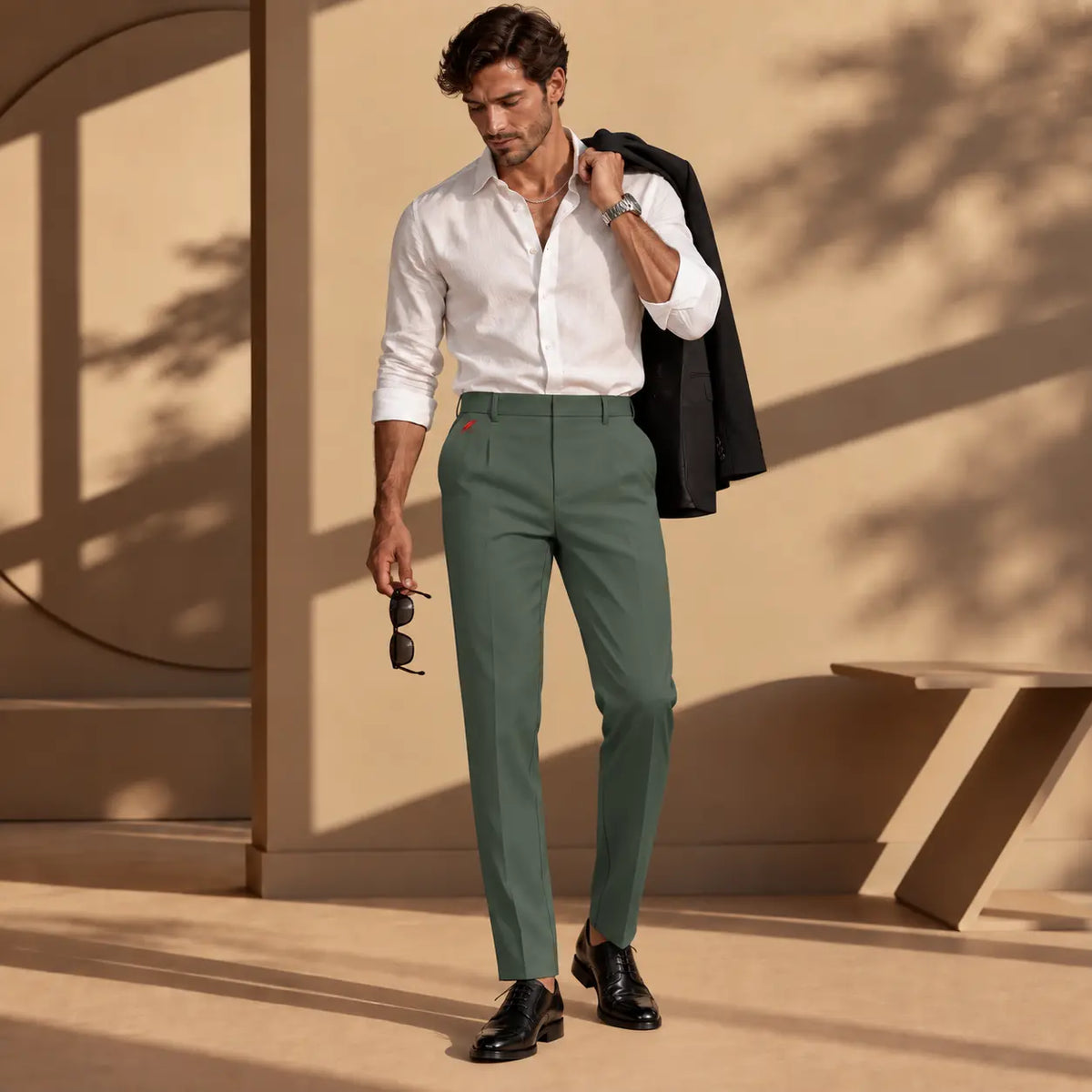 Pantalon habillé pour homme – Élégance, confort & coupe structurée