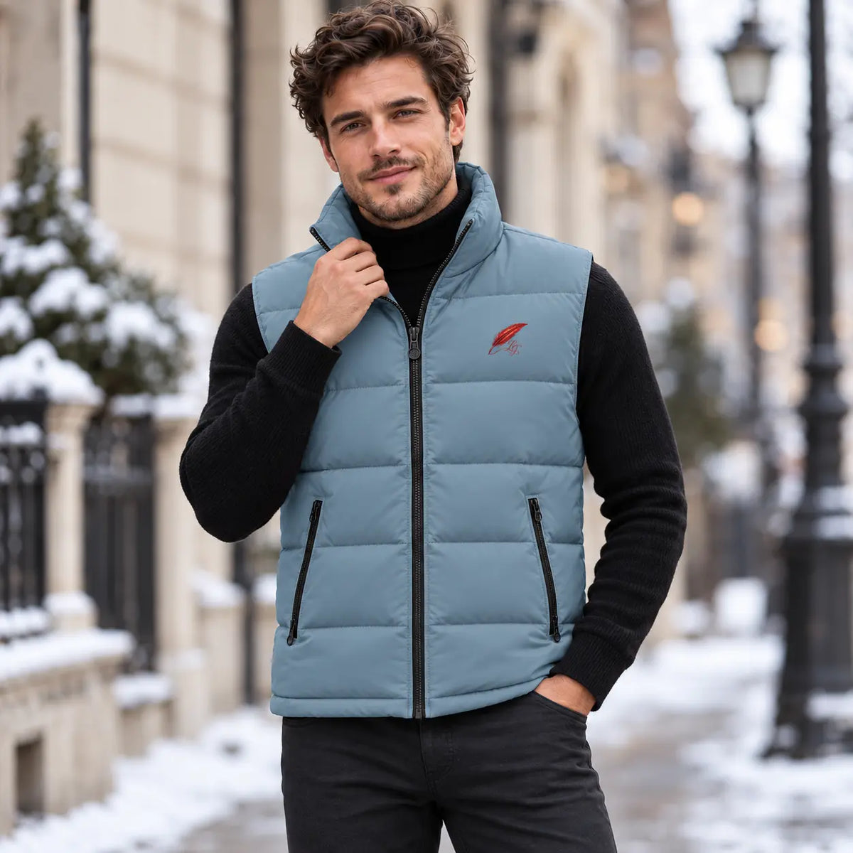 Doudoune sans manches légère pour homme – Chaleur, confort & style outdoor
