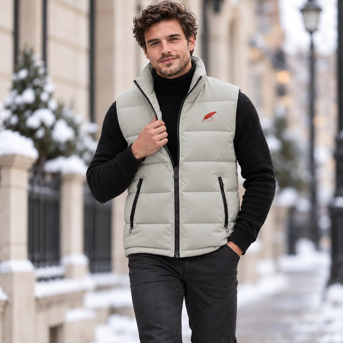 Doudoune sans manches légère pour homme – Chaleur, confort & style outdoor