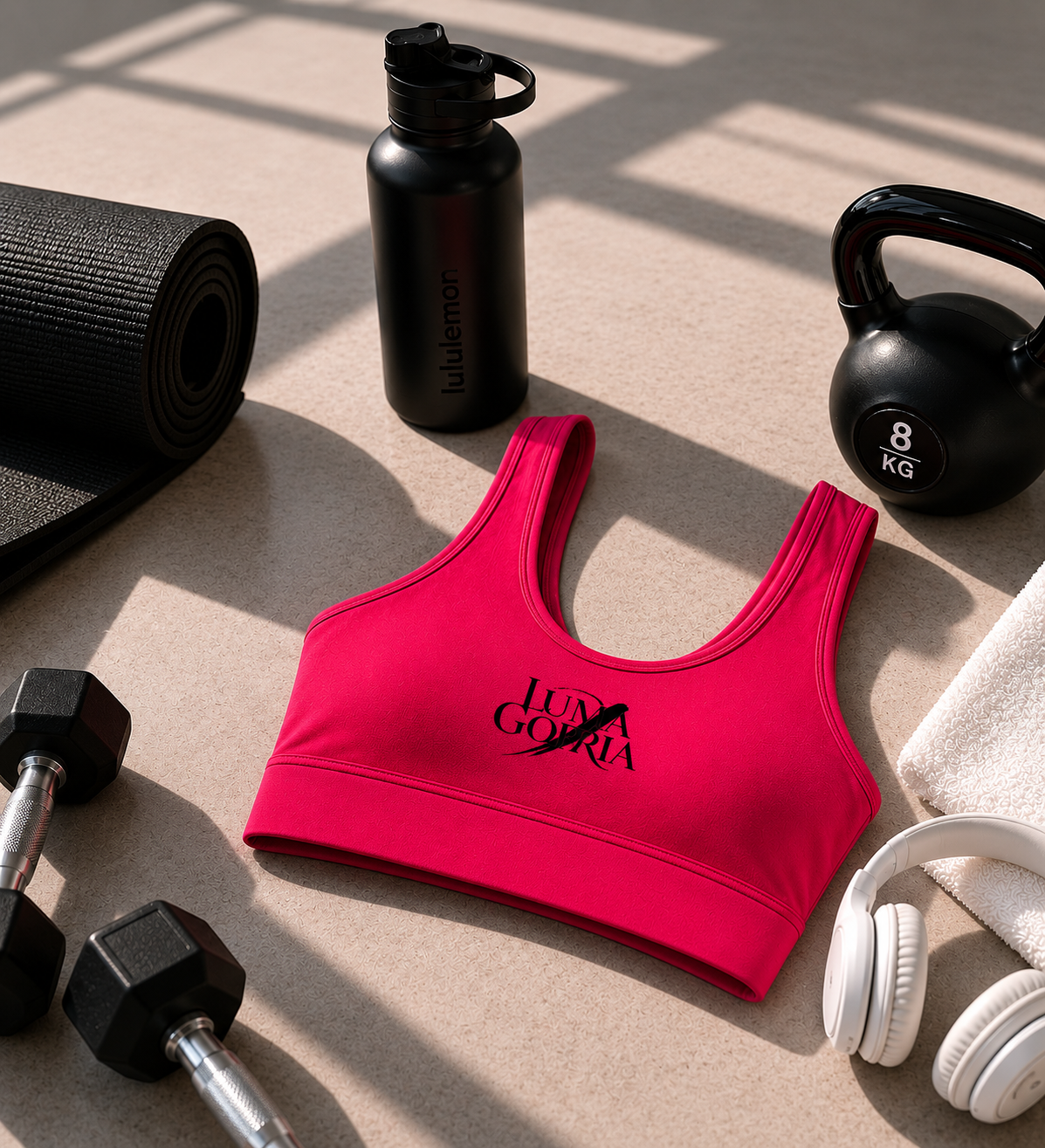Brassière de sport femme respirante.