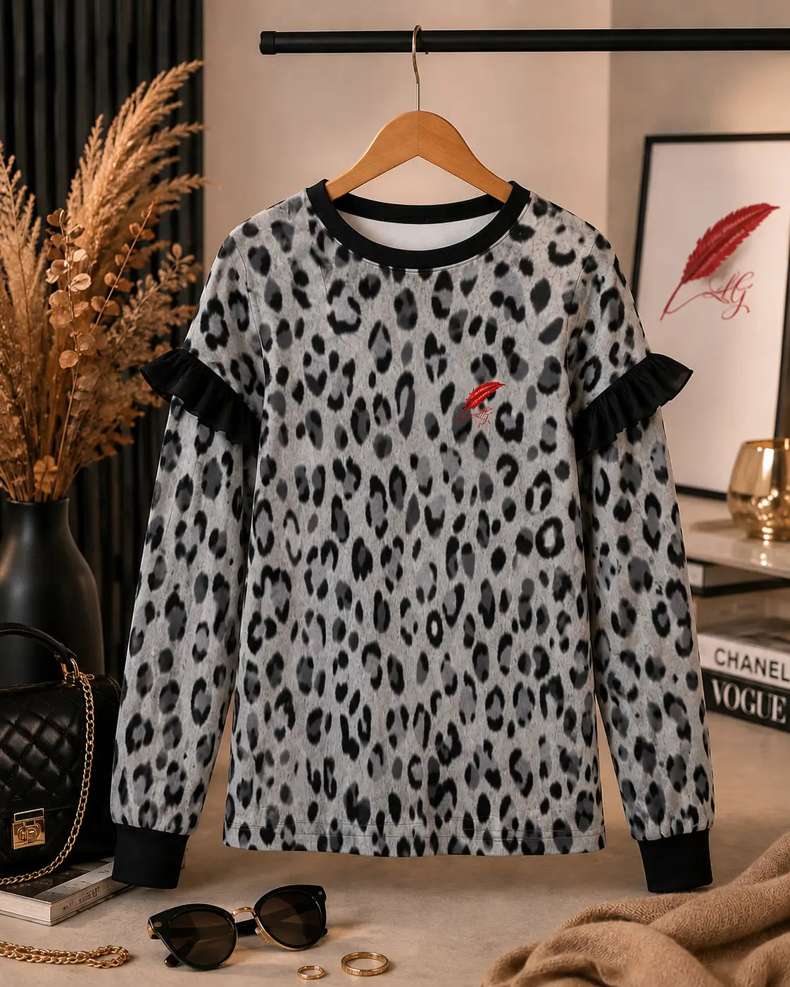 Sweat léger à volants pour femme – Féminité, confort & style décontracté