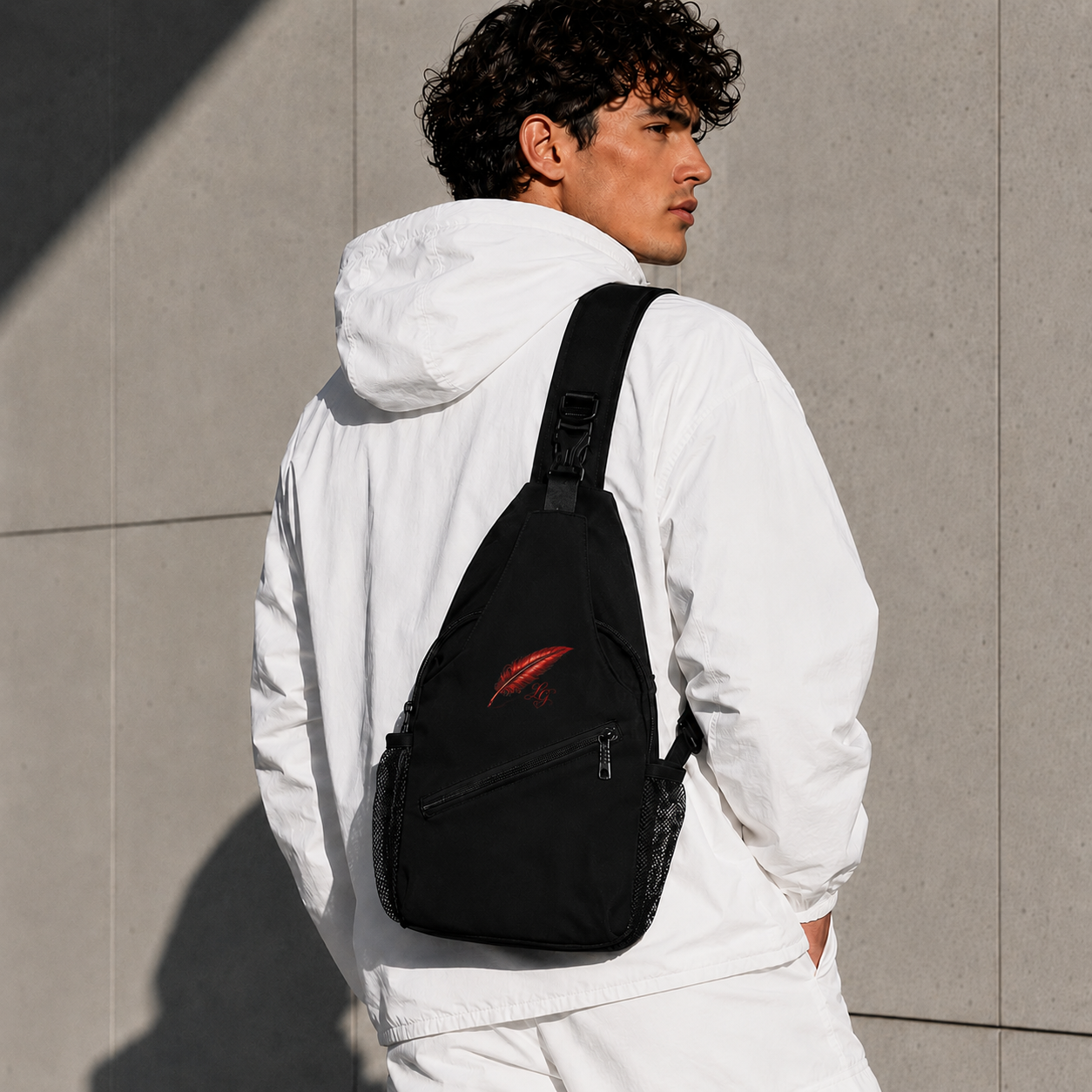 Sac bandoulière unisexe compact – Pratique, moderne et fonctionnel