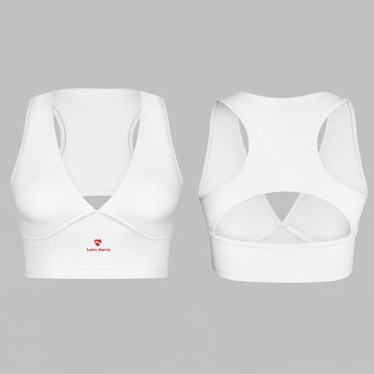 Brassière de sport femme décolleté plongeant dos nageur – Style & performance