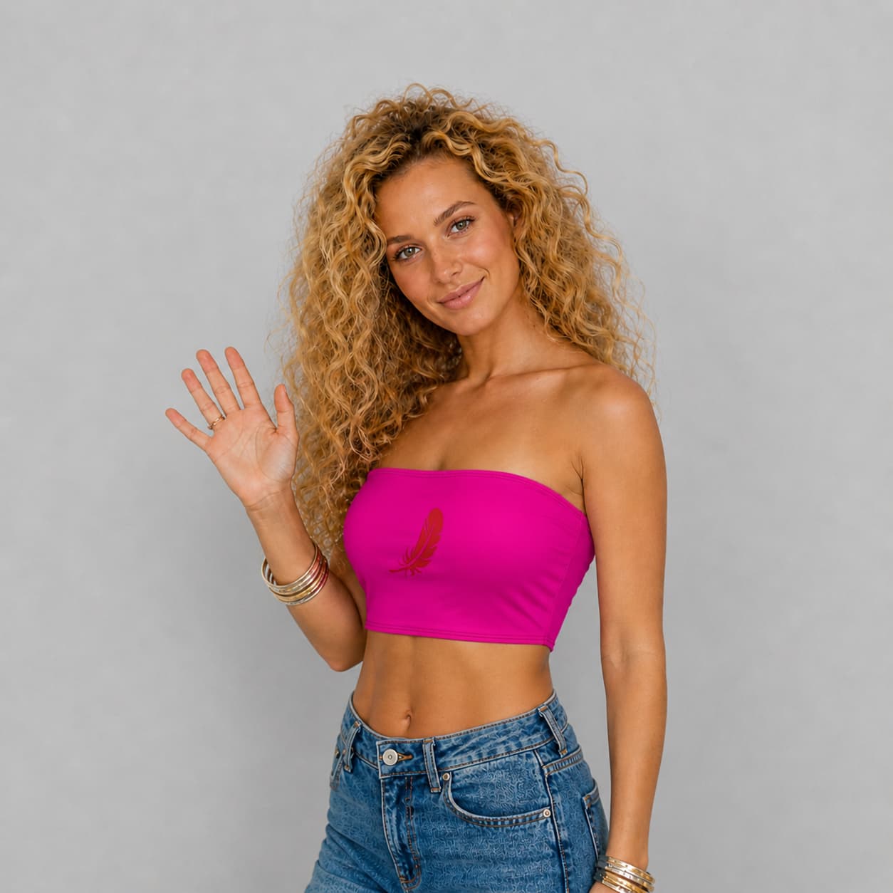 Bandeau de poitrine femme en jersey – Confort léger & maintien naturel
