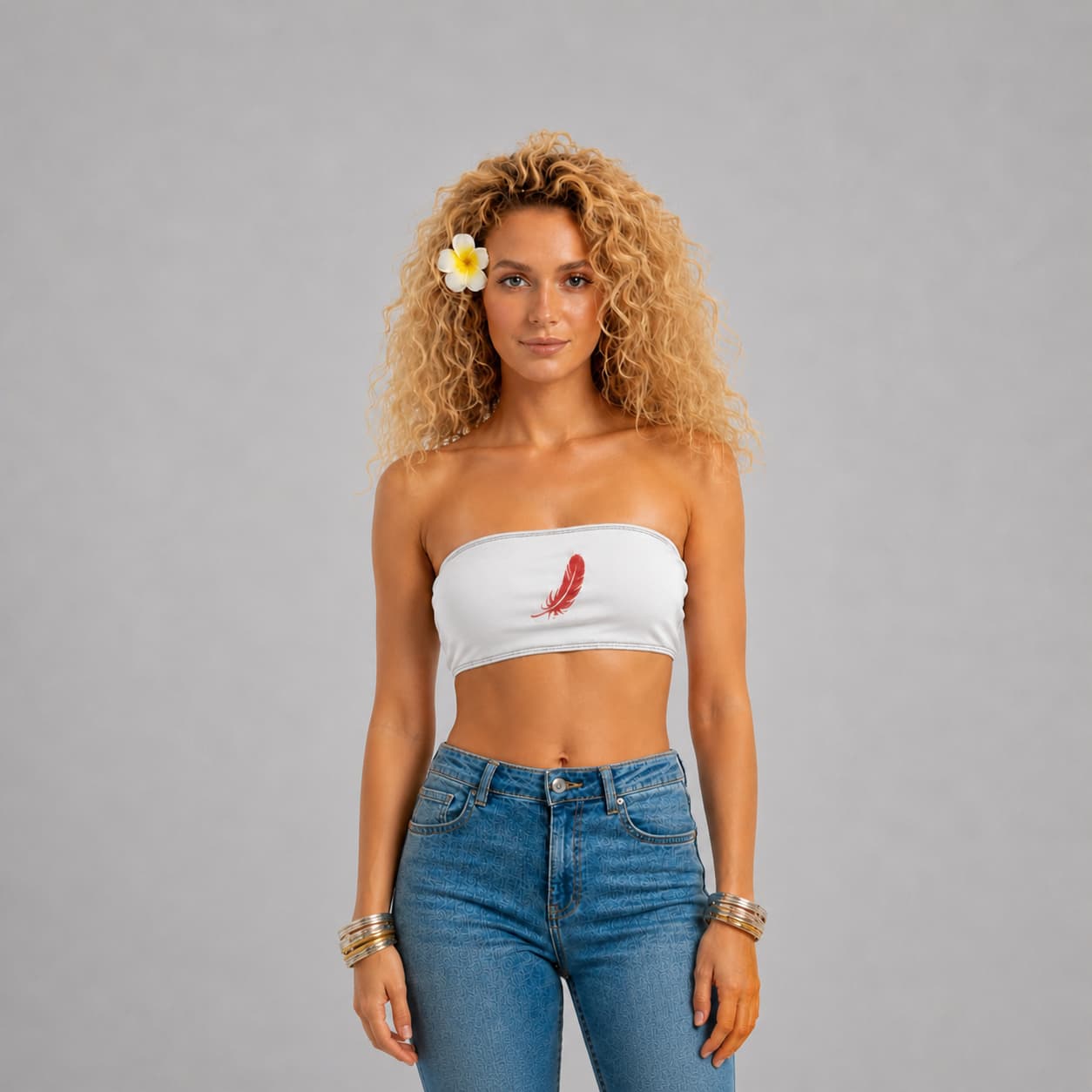 Bandeau de poitrine femme en jersey – Confort léger & maintien naturel