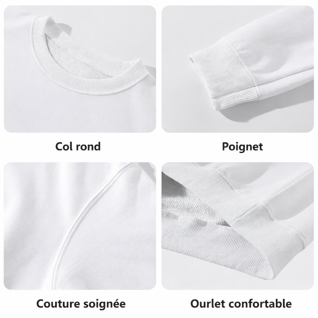 Sweat-shirt femme en coton – Confort & style intemporel