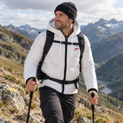Doudoune chaude matelassée à capuche pour homme – Protection, chaleur & confort