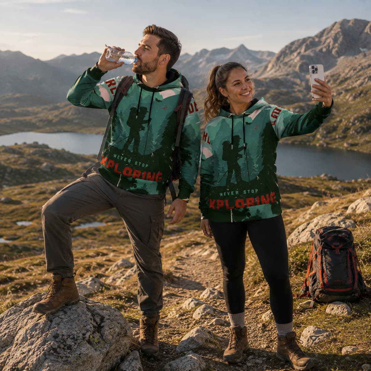 Sweat à capuche doublé polaire – Chaleur, confort & style intemporel