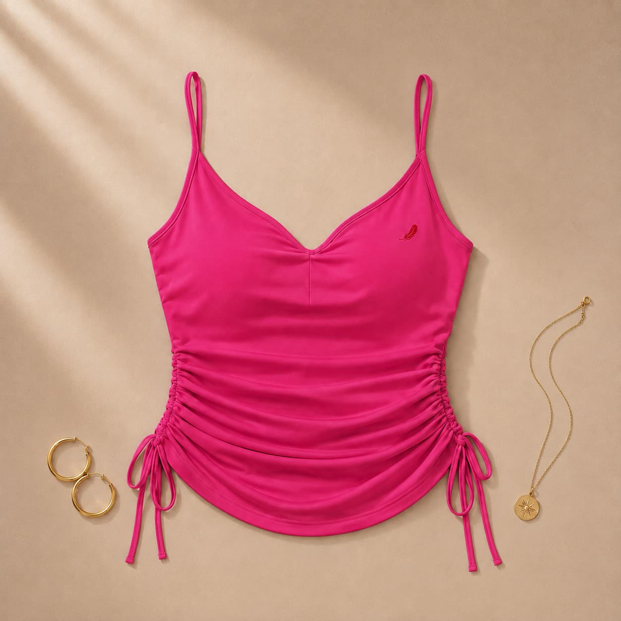 Débardeur à cordon femme – Léger, confortable & style estival