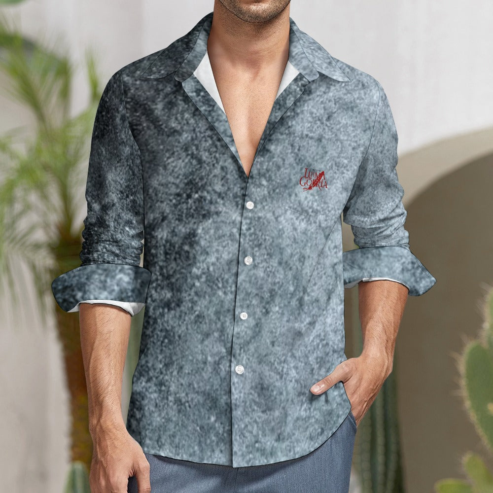 Chemise manches longues velours pêche – Ample, douce et tendance Luma Gorria vetement 39.00 Chemise manches longues Luma Gorria vêtement
